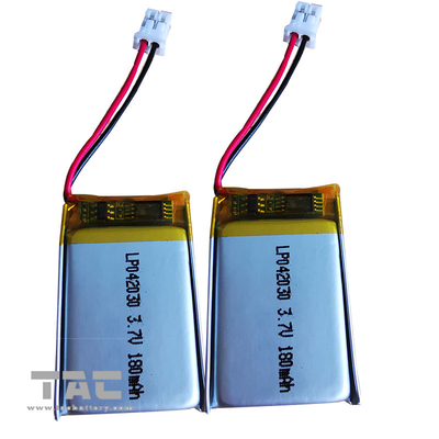 Polymer-Lithium Ion Batteries Lipo Battery Rechargeable LP042030 3.7V 180mAh