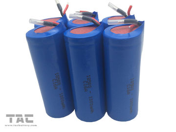 Lithium-Ionenzylinderförmige Batterie ICR18500 3.7V 1000mAh für tragbare Taschenlampe