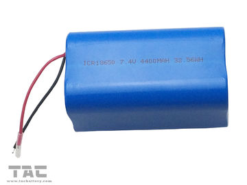 18650 Lithium-Ionenzylinderförmiger Batterie-Satz 7.4V mit ROHS-REICHWEITE
