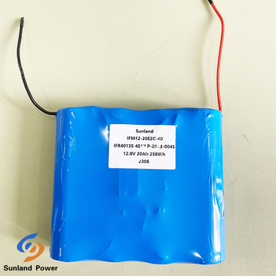 Hochtemperatur 12V 20AH Lithium-Ionen-Batteriepack 40135 4S1P für Gefahrengebiete