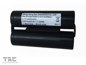Batterie-Satz NCM 18650 Lithium-Ionen-Batterie-3.7V 4600mAh für Hauptlicht