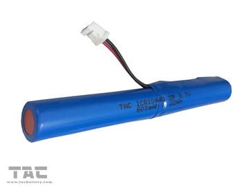 Zylinderförmiges Ionenzylinderförmige Batterie 3.7v 600mah des Lithium-ICR10440 für Fahrrad-Scheinwerfer