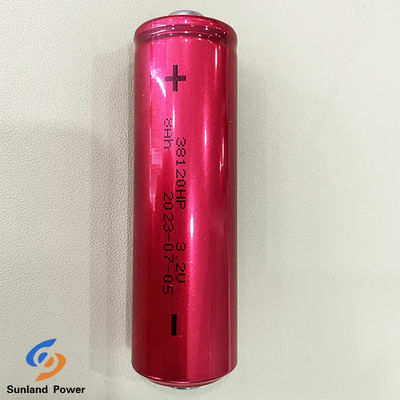 Zylindrischer Kopf 8AH 3.2V LiFePO4 Batterie 38120HP Unterstützung 10C Entladekurrent