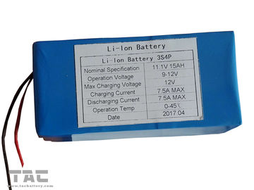 Lithium-Ionenzylinderförmige Batterie ICR32650 11.1V 3500mAh 3S4P für Digital