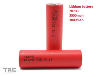 Ionenzylinderförmige Batterie des Lithium-20700 für elektrisches Fahrzeug 3.7V 3000MAH 30C