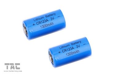 Hochenergiedichte 3.0V CR123A 1300mAh Li/MnO2 Batterie Primärlithium-batterie/Li-Mangan