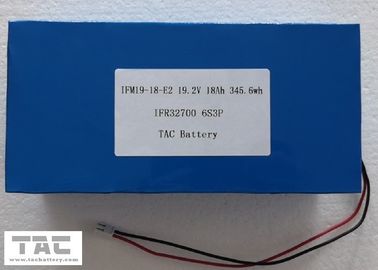 Batterie-Satz 32700 18AH 19.2V LiFePO4 mit Verbindungsstück für solide Gerät UL-Bescheinigung