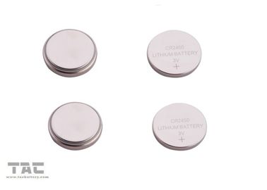 CR2450 3.0V 600mA Li-Manganprimärlithium-Münzen-Zelle butterartig für Uhr-codierte Karte