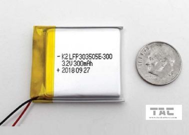 Batterie 300MAH LFP303505E des Leichtgewichtler-3,2 des Volt-LiFePO4 für Bergmann-Lampe