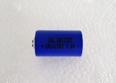 Lithium-Batterie 1/2AA Li-Soci2 800mAh ER14250 3.6V für Batterie der hohen Temperatur
