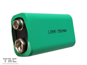 wieder aufladbares Ionenzylinderförmige Batterie 350mAh des Lithium-9V für elektronisches Instrument