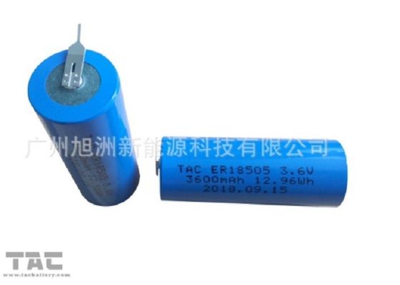 Batterie der hohen Kapazitäts-3.6V ER18505 3600mAh LiSOCL2 für Verbrauchszähler Knickentenstempeluhr