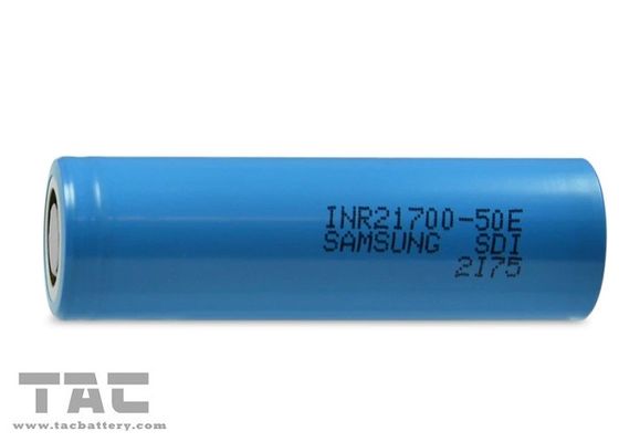 Samsungs-Lithium Ion Cylindrical Battery Rechargeable Cell INR21700-50E für elektronisches Werkzeug ESS