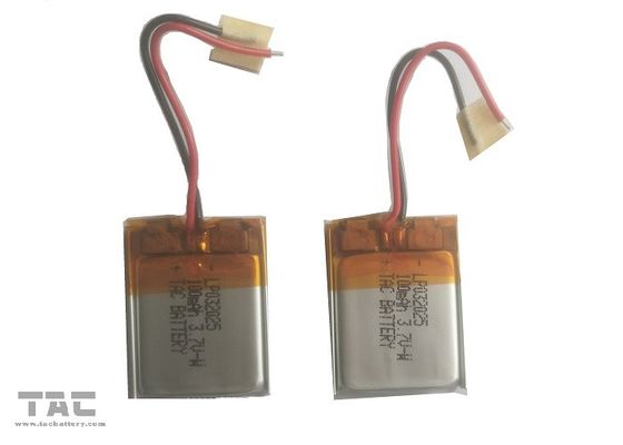 Polymer-Lithium-Batterie LP032025 100MAH 3.7V für tragbares Gerät