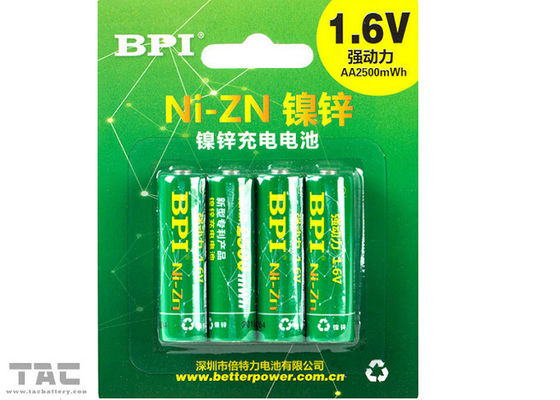 wieder aufladbare NiZn Batterie 1.6v AAA AA für explosionssichere Taschenlampe