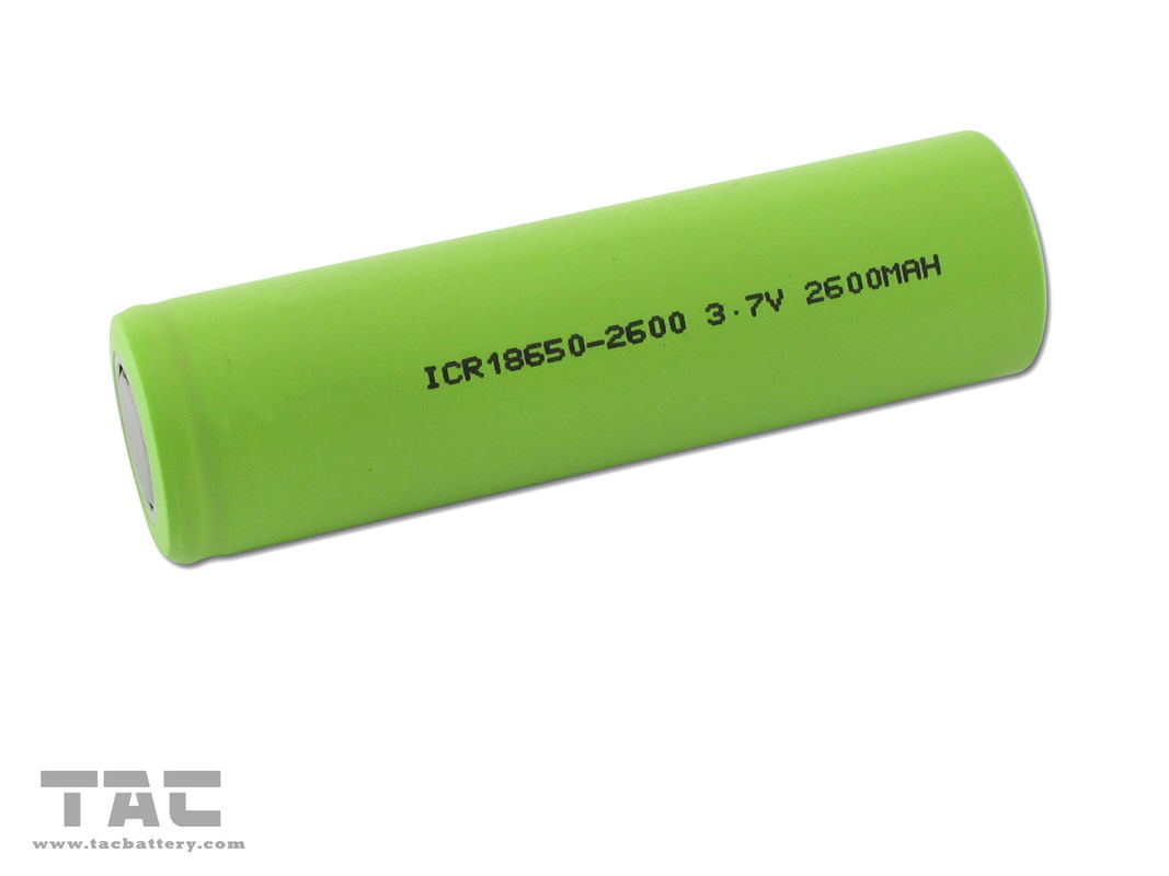 der Lithium-Ionen-Batterie-2600mAh flache Spitze Satz-der Hochenergie-3.7V ICR18650