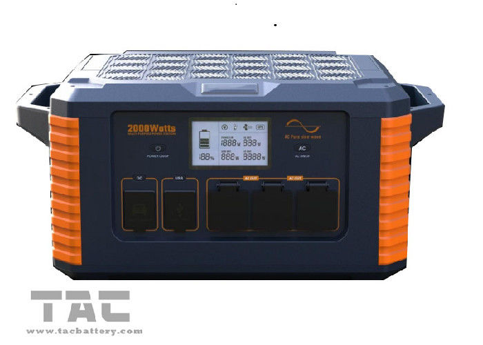 Tragbare Lithium-Batterie des Energie-Speicher-System-2000W 3.7V im Freien