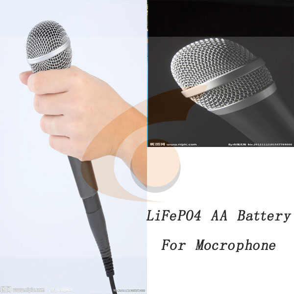 Batterie LiFePO4 AA für Mikrofon