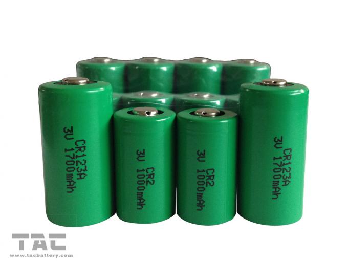 Li-Mangan-Batterie der hohen Kapazitäts-3.0V CR123A 1700mAh