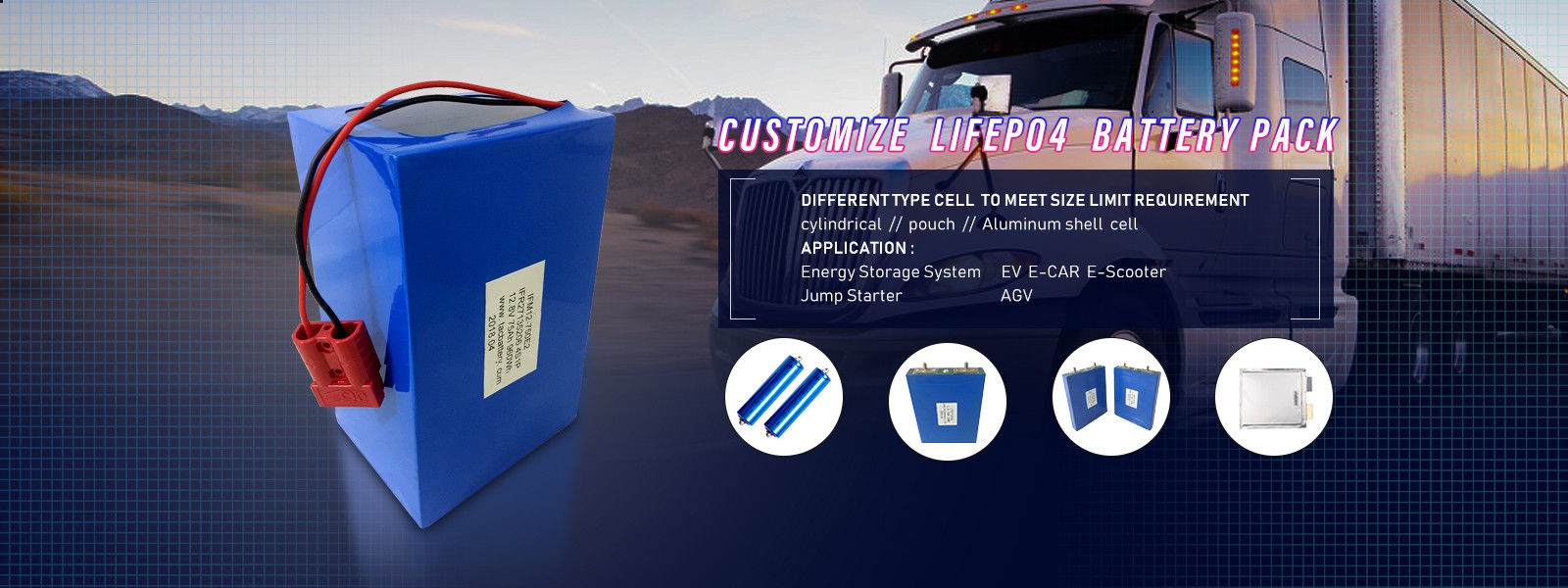 Lithium-Ionen zylindrische Batterie