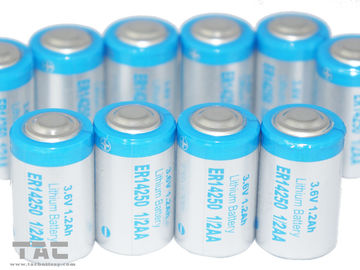 Lithium-Batterie ER14250 1200mAh der Energiequellen-3.6V für Maschine der digitalen Steuerung