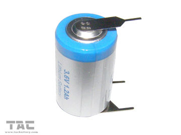 Lithium-Batterie ER14250 1200mAh der Energiequellen-3.6V für Maschine der digitalen Steuerung