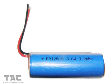 Hochenergiedichte 3.6V LiSOCl2 Batterie ER17505 mit ausgezeichneter Lagerfähigkeit