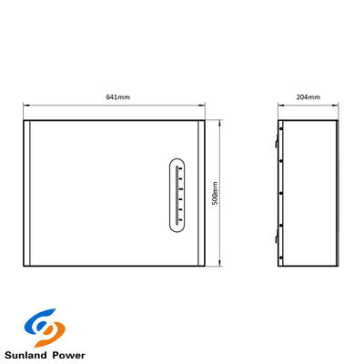LiFePO4 Batterie 48V 100Ah Solarpanel Ladegerät 5-15kWh Energiespeichersystem für Zuhause