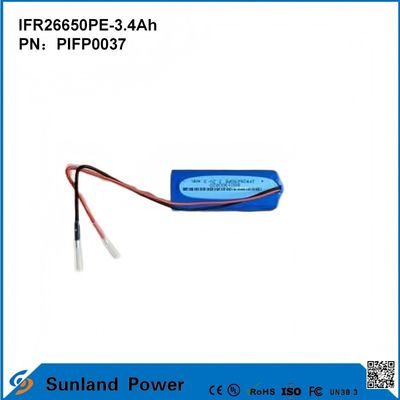 IFR26650PE-3.4Ah 3.2V LiFePO4 Batteriezelle für Sonnenlicht Taschenlampe Kreis Lebensdauer 2000 Mal