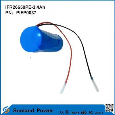 IFR26650PE-3.4Ah 3.2V LiFePO4 Batteriezelle für Sonnenlicht Taschenlampe Kreis Lebensdauer 2000 Mal