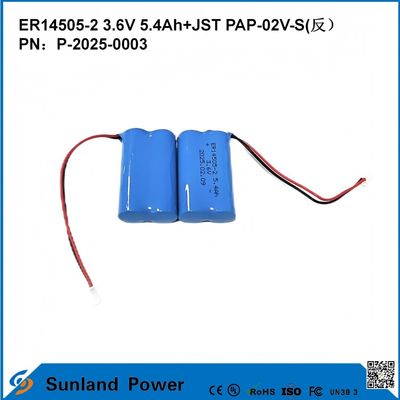 3.6V 5.4AH ER14505-2 Primärbatterie Hohe und stabile Betriebsspannung