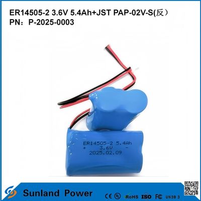 3.6V 5.4AH ER14505-2 Primärbatterie Hohe und stabile Betriebsspannung