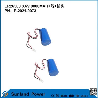 3.6V 9AH ER26500 Primärbatterie hohe und stabile Betriebsspannung lange Lebensdauer