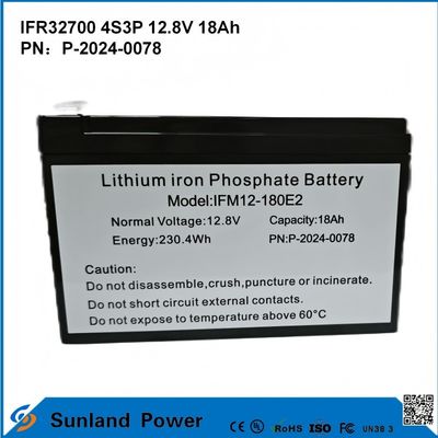 IFR32700 4S3P 12.8V 18Ah Für Solarflutlicht Hochhell LEDS Garten Solarleuchten Lebensdauerpo4 Batterie