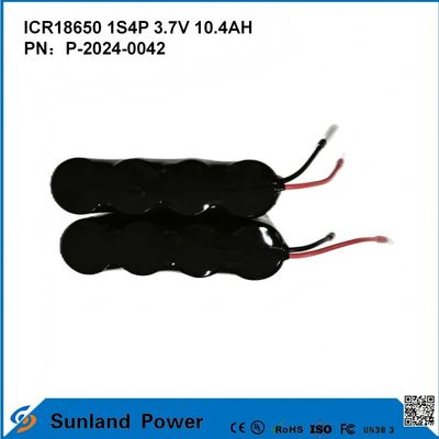 ICR 18650 1S4P Battery For A Versatile, High-Capacity Lithium Battery Solution,Erfüllt die Anforderungen an eine lange Akkulaufzeit für mehrere Geräte,Bereitet zuverlässige Energie für medizinische Geräte mit geringer Leistung.