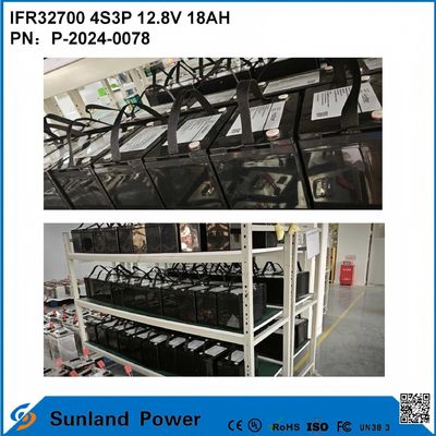 IFR32700 4S3P 12.8V 18Ah Für Solarflutlicht Hochhell LEDS Garten Solarleuchten Lebensdauerpo4 Batterie