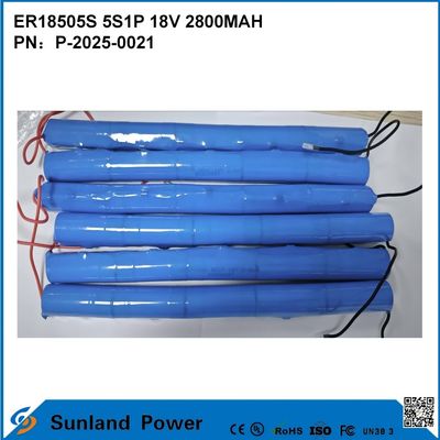 ER18505S 5S1P 18V 2800MAH hochtemperaturbeständige, hohe Kapazität Batterie