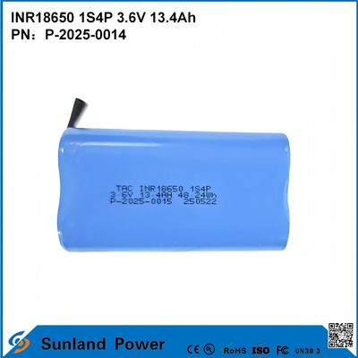 INR18650 1S4P3.6V 13.4Ah Die perfekte Kombination aus hoher Kapazität und hoher Spannung