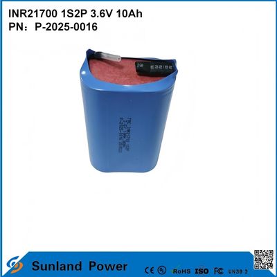 INR21700 1S2P 3.6V 10Ah Hochfrequenzentladung, geeignet für Geräte mit hoher Leistung!