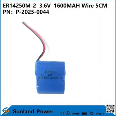 ER14250M-23.6V1600MAH Draht 5CM Batterie, die in intelligenten Zählern, Automatisierungsinstrumenten, medizinischen Geräten, drahtlosen Kommunikationsgeräten, Alarmanlagen, Automobilelektronik,Das Internet der