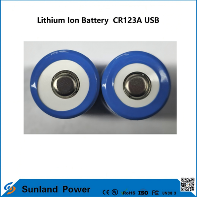 Lithium-Ionen-Batterie CR123A USB für die Herstellung von USB-Wiederaufladbare Lithium-Ionen-Batterien