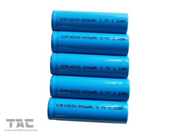 Wieder aufladbares Lithium-Ionenzylinderförmige Batterie AA 3.7V 14500 für Solar