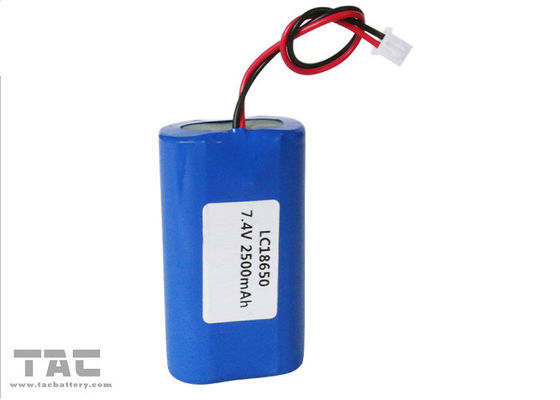 Ionenzylinderförmige Batterie 7.4V 2600mah des Lithium-ICR18650 für Beleuchtung im Freien
