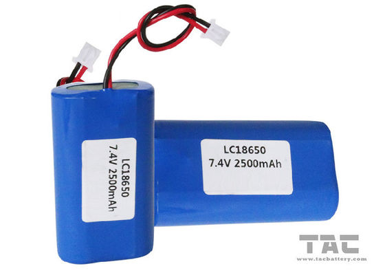 Ionenzylinderförmige Batterie 7.4V 2600mah des Lithium-ICR18650 für Beleuchtung im Freien
