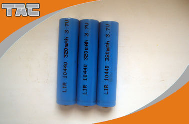 10440 Lithium-Ionen-zylindrischen Batterien 3.7v 320mAh Li-Ionen-Batterien für Handys