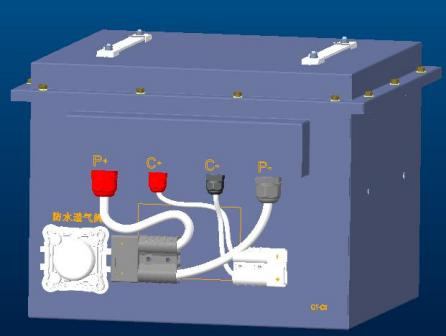 Batterie 24Volt 100Ah 2560Wh Lithium-LiFePO4 errichtet in BMS