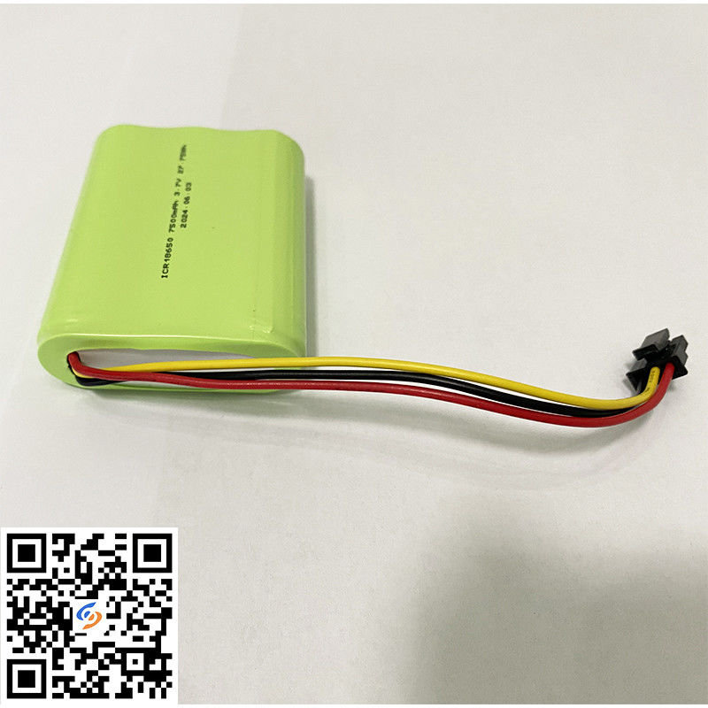 18650 Lithium-Ionen-Batterie 1S3P 3.7V 7500mAh Li-Ionen-Batteriepacks bestehen UL2054 Zertifikat