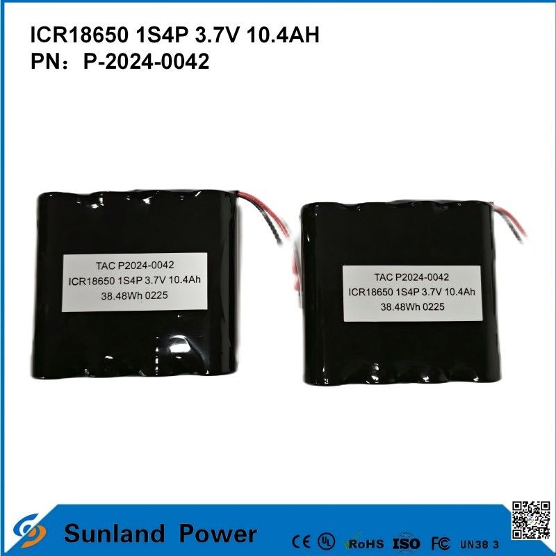 ICR 18650 1S4P Battery For A Versatile, High-Capacity Lithium Battery Solution,Erfüllt die Anforderungen an eine lange Akkulaufzeit für mehrere Geräte,Bereitet zuverlässige Energie für medizinische Geräte mit geringer Leistung.