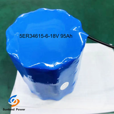 LiSOCl2-Batterie Primärbatterie ER34615 5S6P 18V 95Ah mit Umgebungstemperaturbereich von -55°C bis 85°C