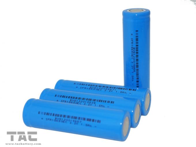Batterie 1400mAh der Lithium-Batterie-IFR18650 3.2V LiFePO4 für Taschenlampe